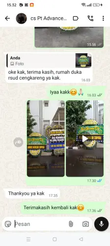 Testimonial Papan Bunga Pernikahan pasirreungit
