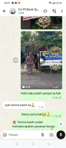 Testimonial Papan Bunga pasirreungit